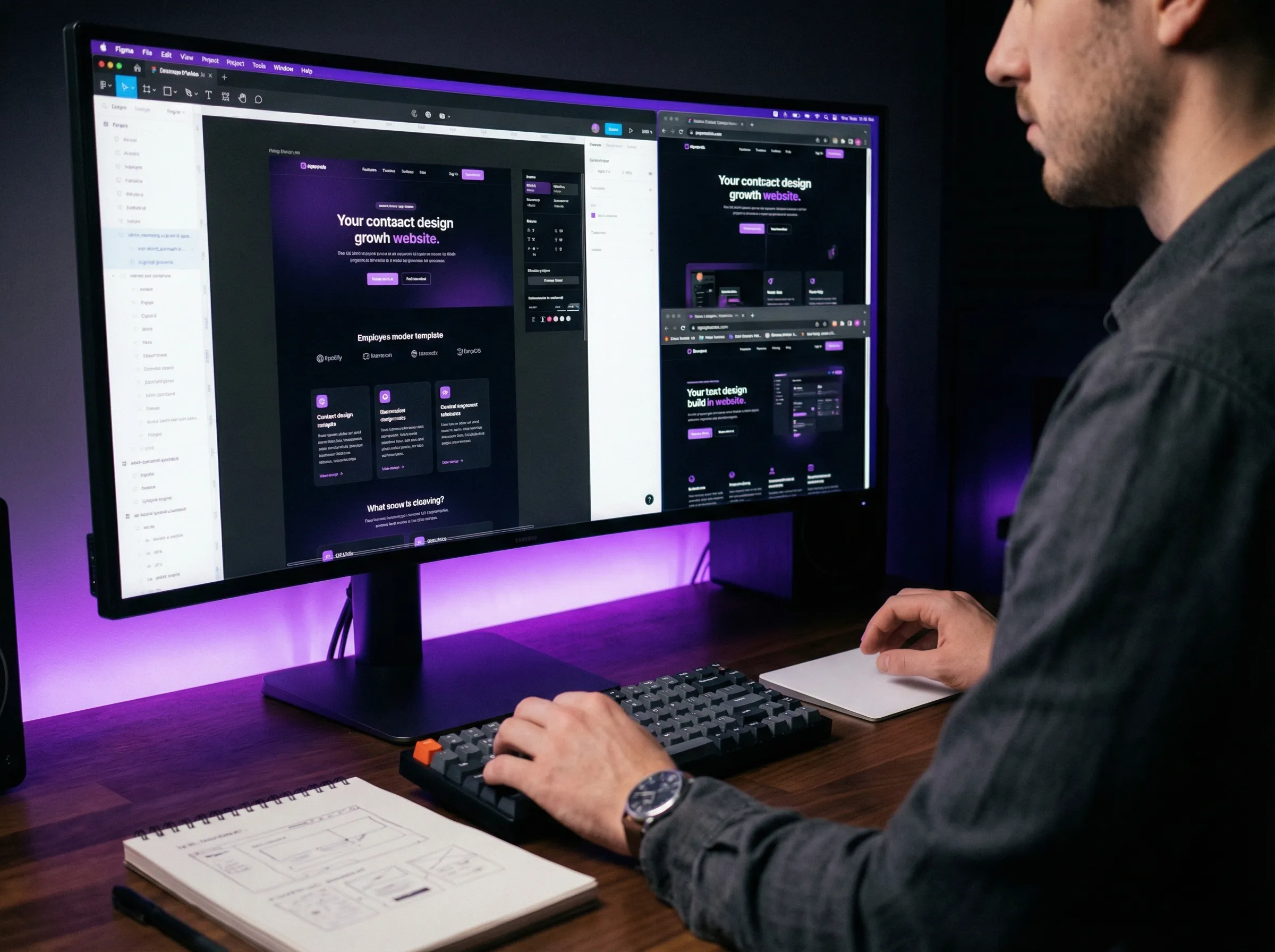 Custom Web Design illustration